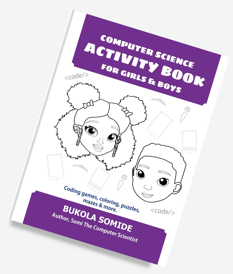 Computer Science Activity Book for Girls & Boys – Somi the