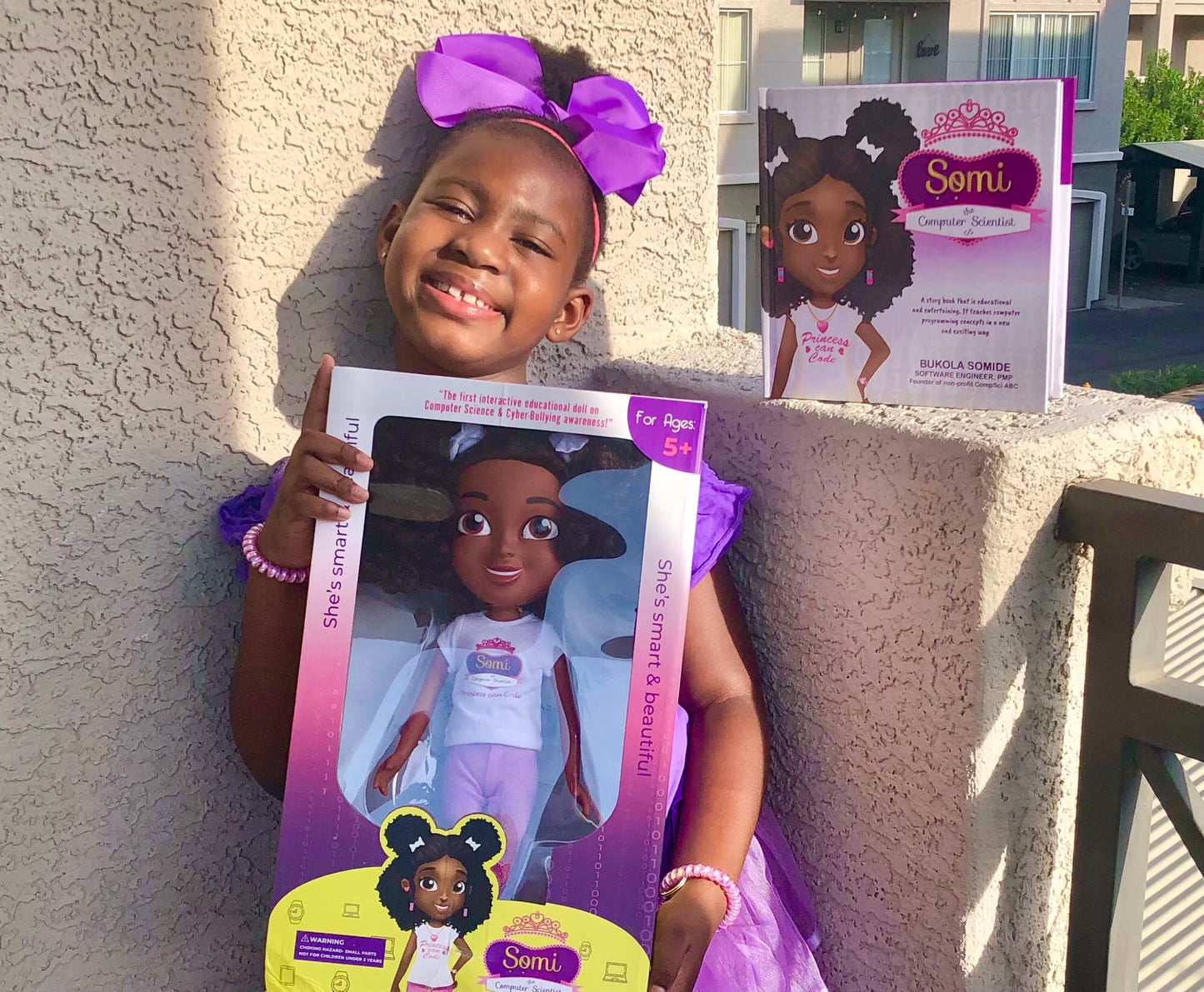 Gorgeous 14-inch Somi the Computer Scientist Interactive STEM Doll